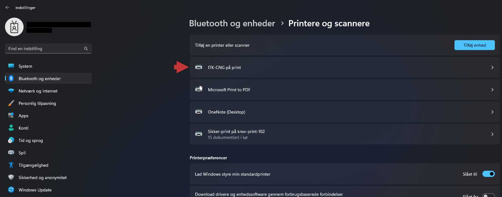 Printer Indstillinger Hvergang, Skridt 4 + Pil.png