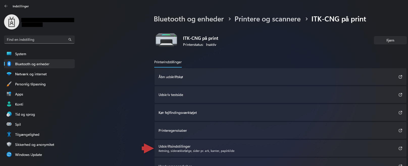 Printer Indstillinger Hvergang, Skridt 5 + Pil.png