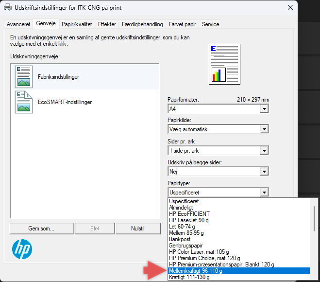 Printer Indstillinger Hvergang, Skridt 8 + Pil.png