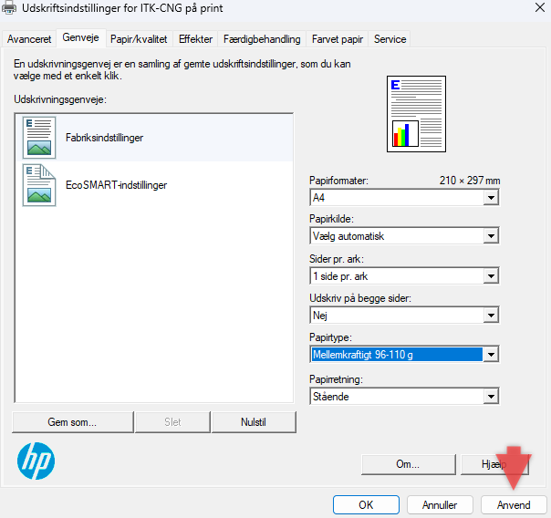Printer Indstillinger Hvergang, Skridt 9 + Pil.png