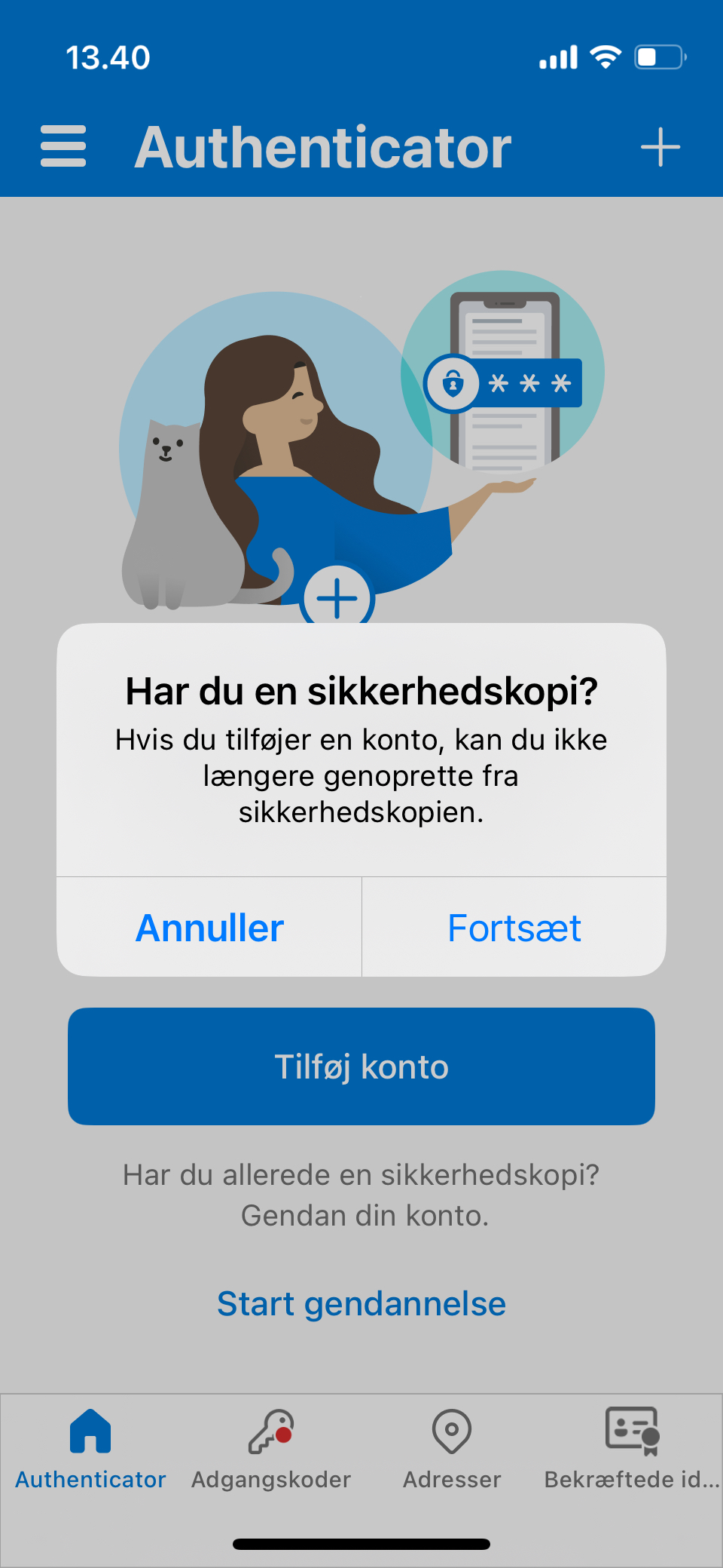 Vejledning til at sætte Flerfaktor (Microsoft Authenticator) op med din ...